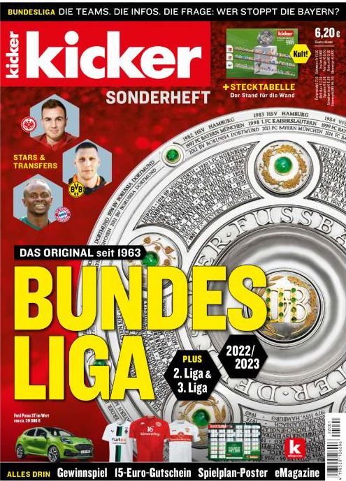 kicker Sonderheft Bundesliga 2022/23