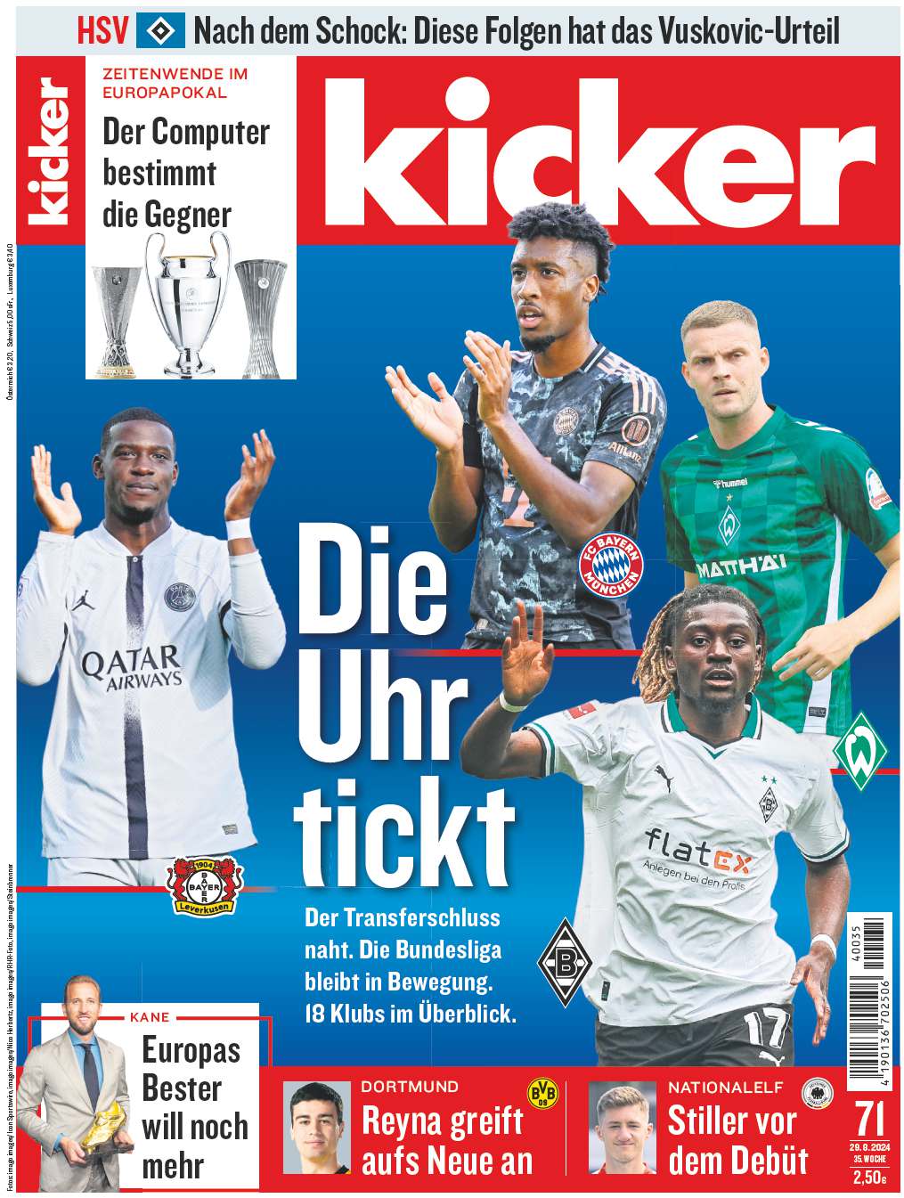 kicker 71/2024 vom 29.08.2024