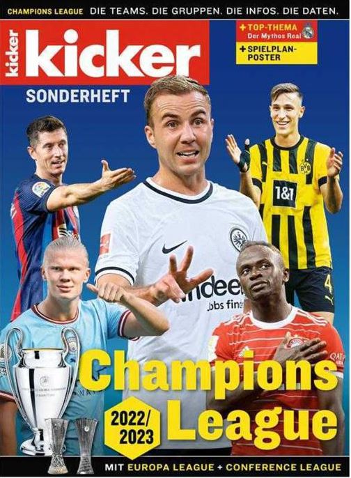 kicker Sonderheft Champions League 2022/23