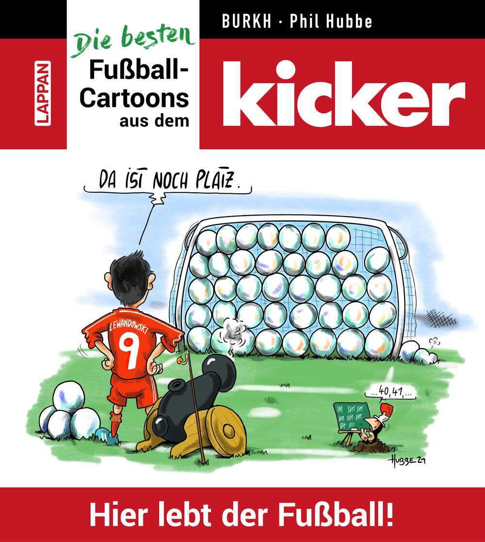 kicker Cartoon Buch