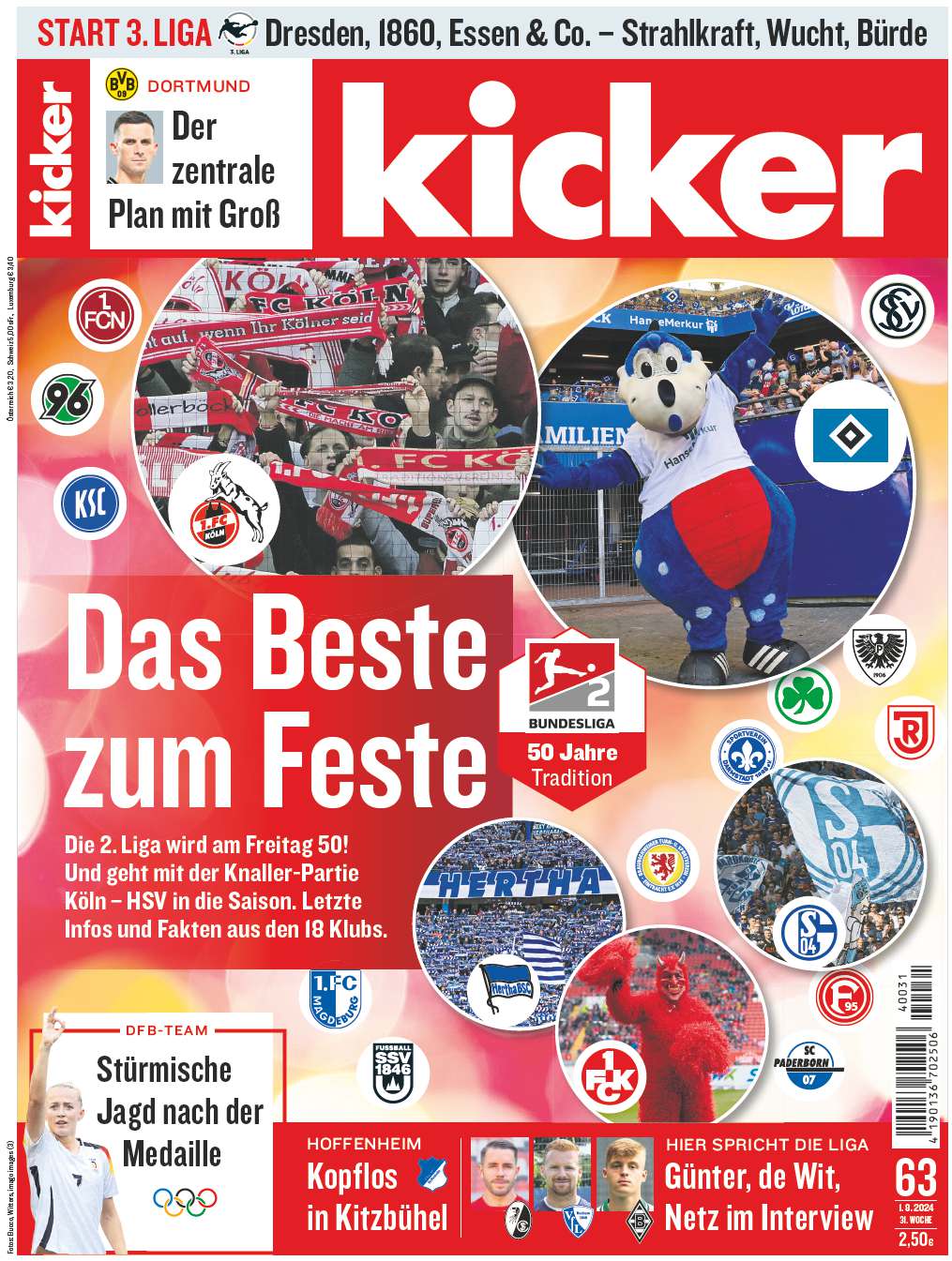 kicker 63/2024 vom 01.08.2024