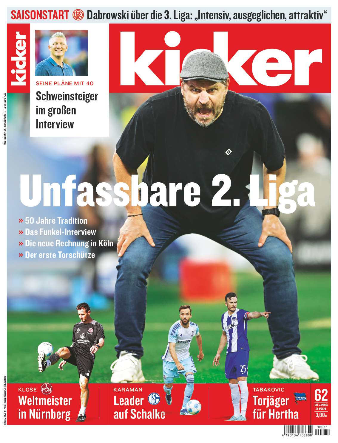 kicker 62/2024 vom 29.07.2024