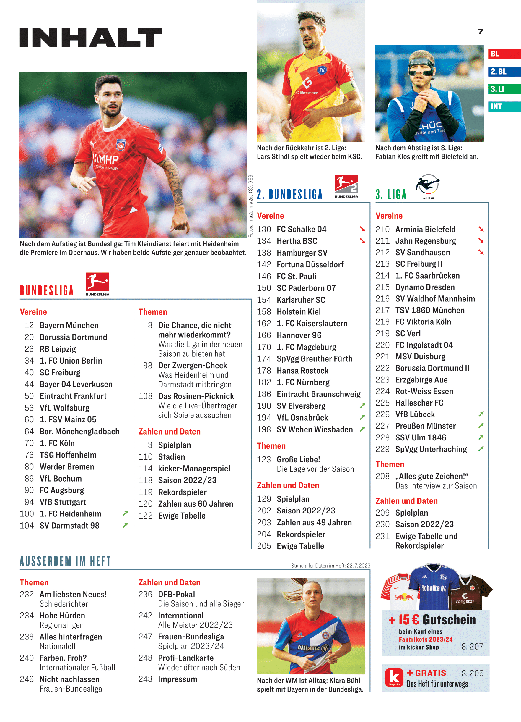 kicker Sonderheft Bundesliga 01/2023