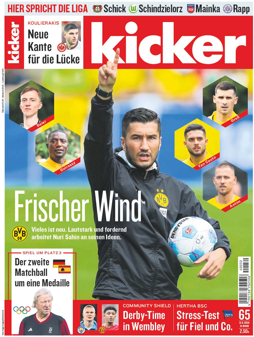 kicker 65/2024 vom 08.08.2024