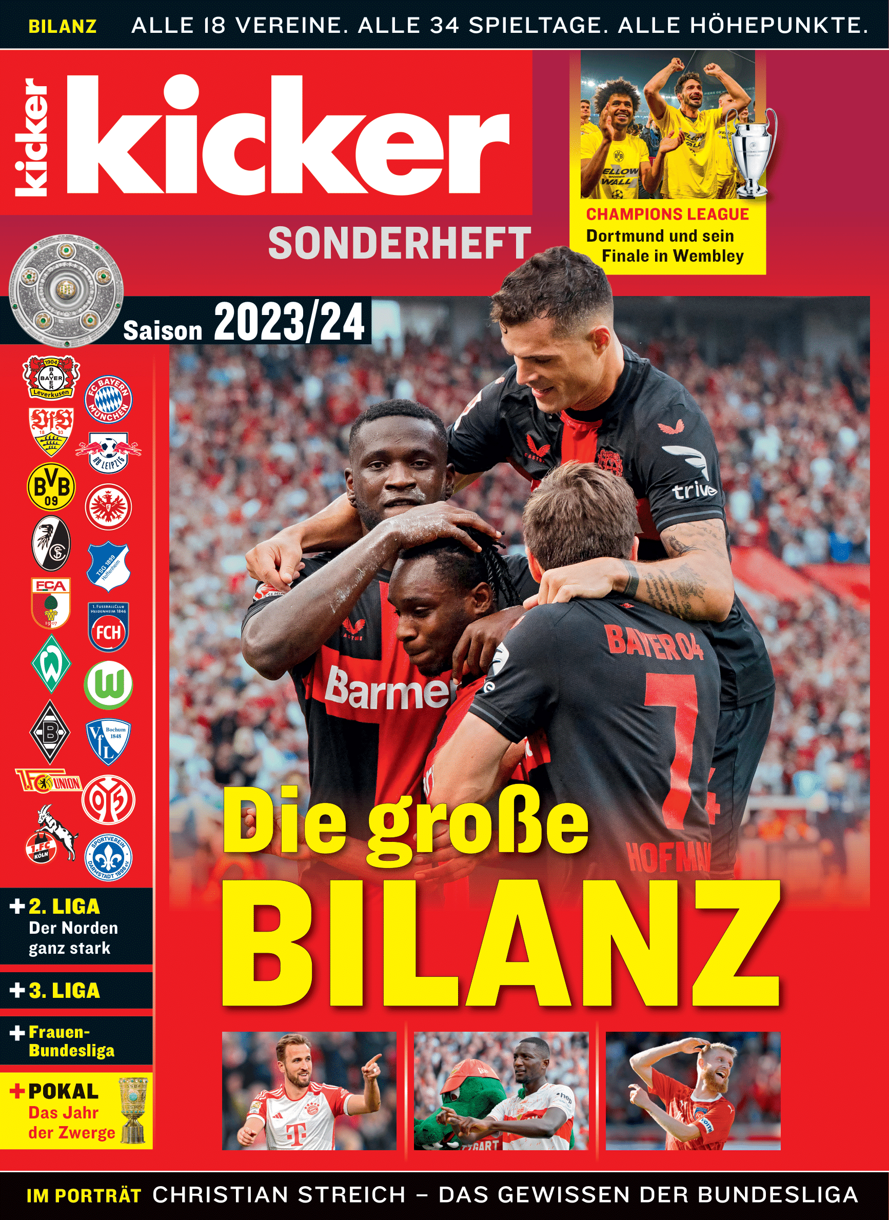 kicker Sonderheft Die große Bilanz 2023/24