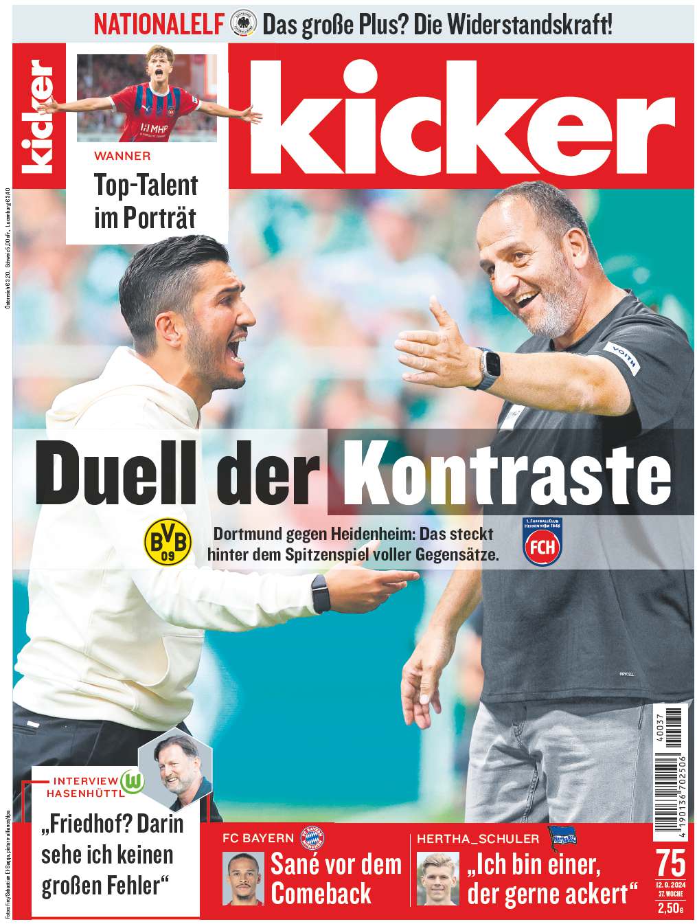 kicker 75/2024 vom 12.09.2024