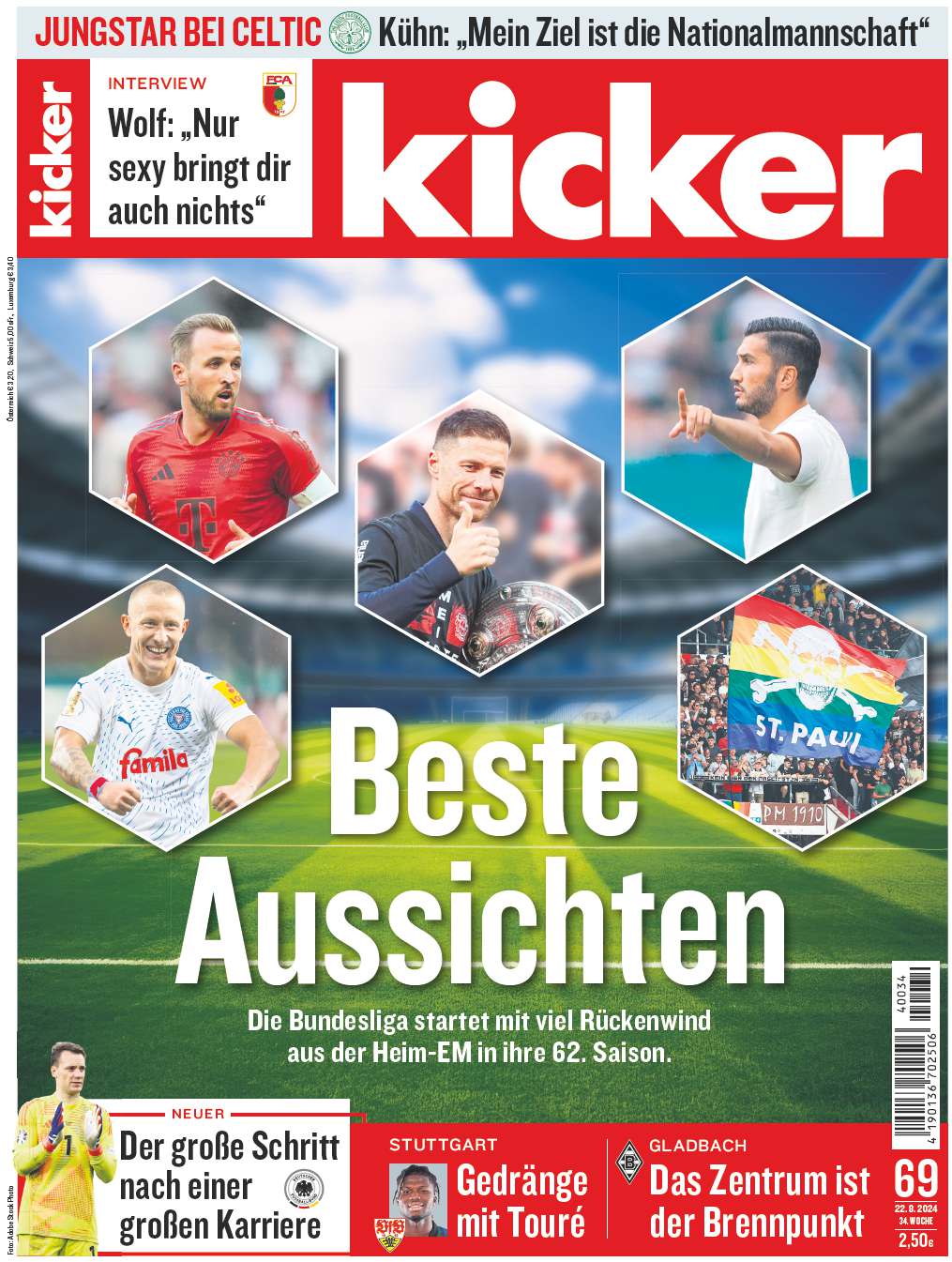 kicker 69/2024 vom 22.08.2024