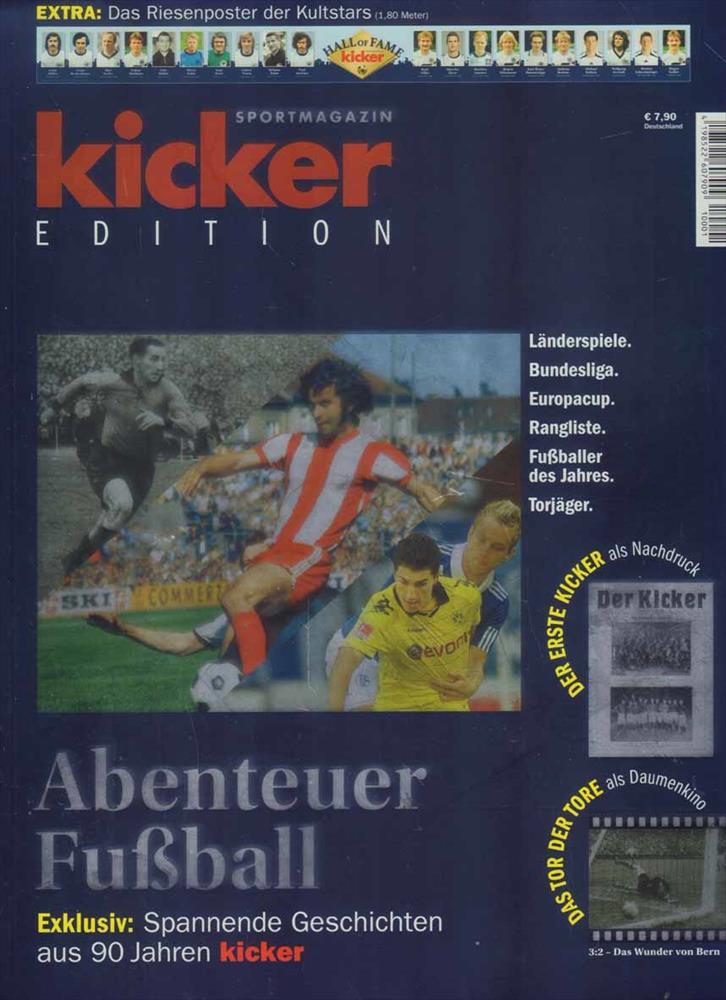 kicker Edition Abenteur Fußball - 90 Jahre kicker