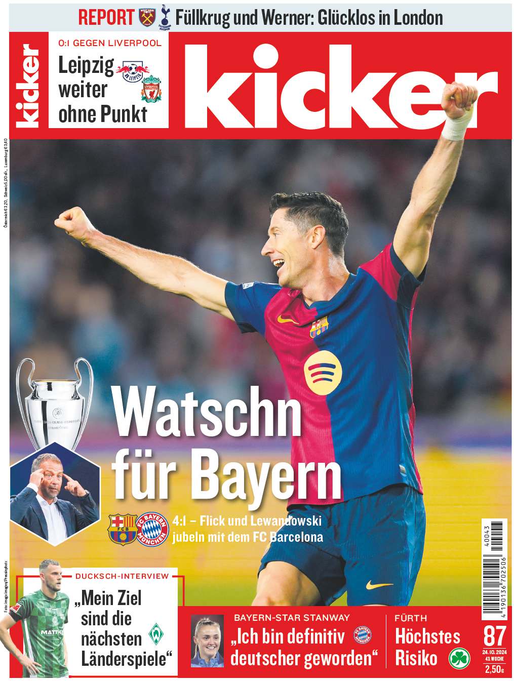 kicker 87/2024 vom 24.10.2024