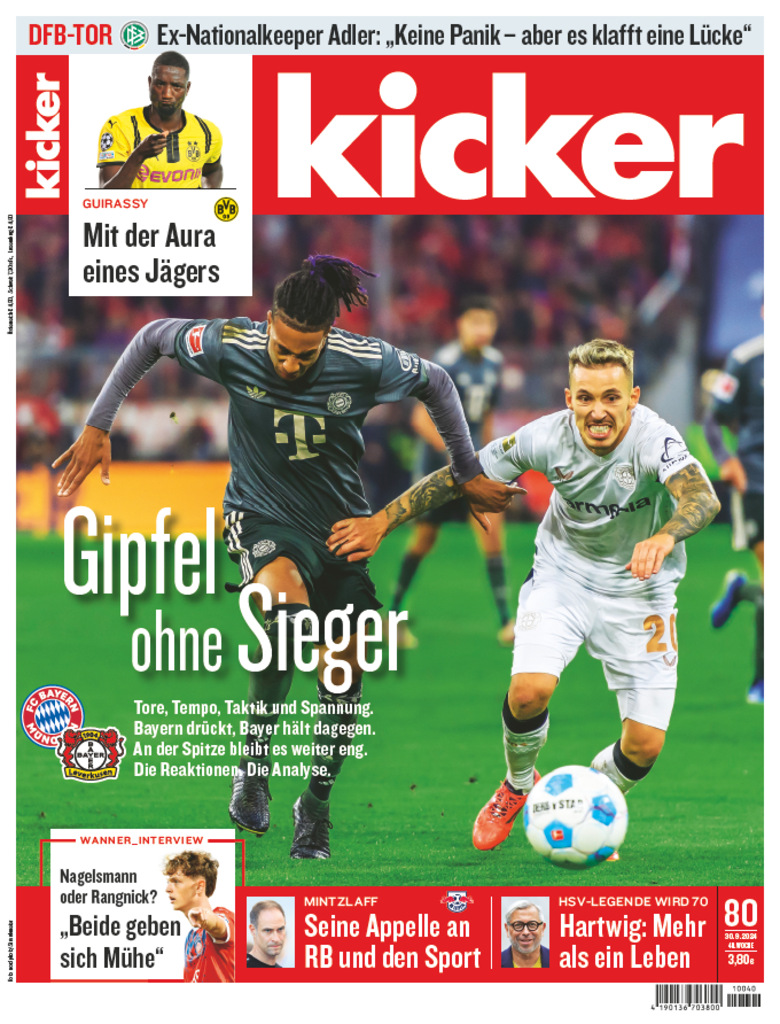 kicker 80/2024 vom 30.09.2024