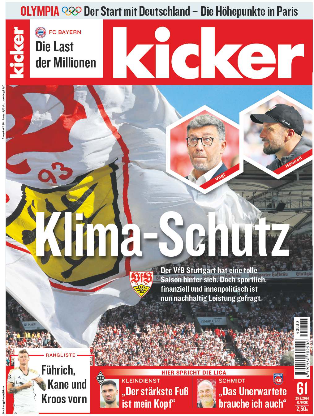 kicker 61/2024 vom 25.07.2024