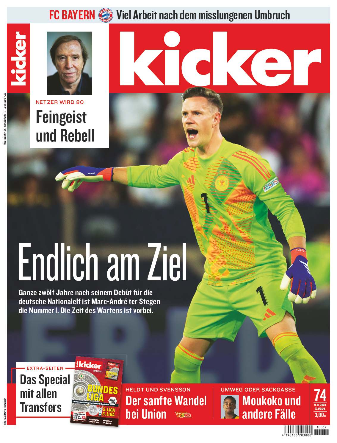 kicker 74/2024 vom 09.09.2024