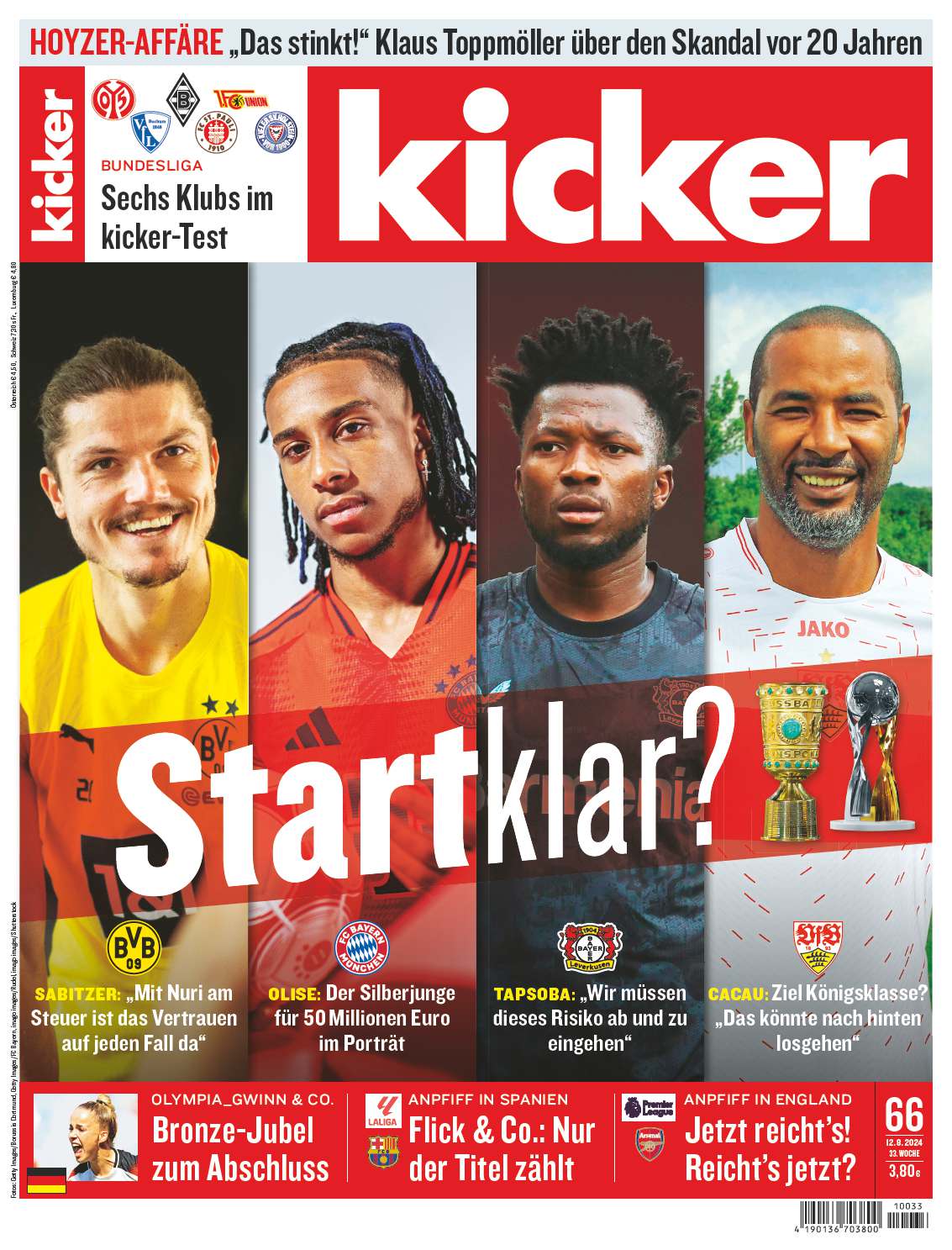 kicker 66/2024 vom 12.08.2024