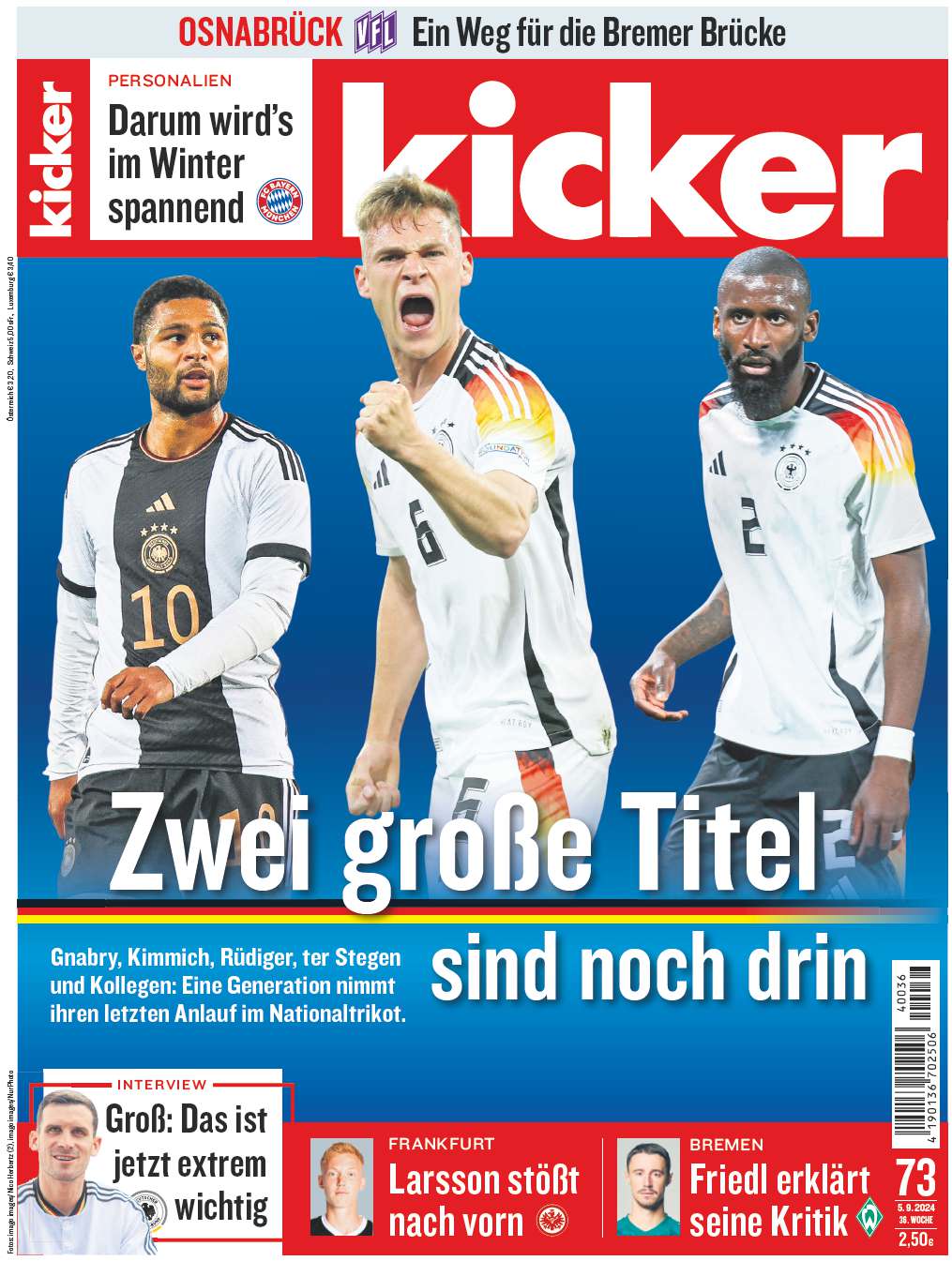 kicker 73/2024 vom 05.09.2024