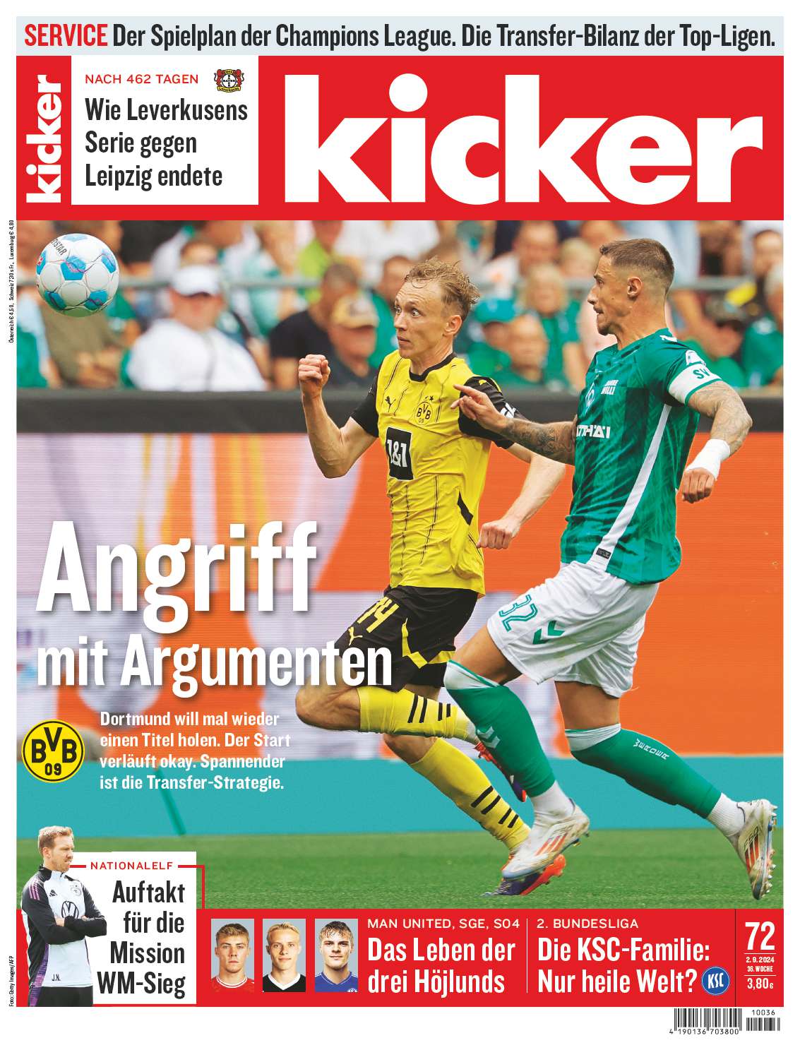 kicker 72/2024 vom 02.09.2024